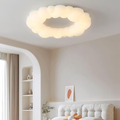 GUANSHAN Bubble Cloud-Kronleuchter LED-Wolken-Deckenleuchte Kronleuchter Cartoon-Stern-Hängelampe Deckenlampe Deckenbeleuchtung für Schlafzimmer, Kinderzimmer