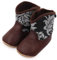Happy Cherry Stivaletti Neonati Stivali da Cowboy in Pelle PU Scarpe Primi Passi con Suola Morbida Antiscivolo per Bimbo Bimba 0-6 Mesi