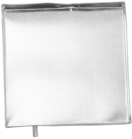 KONTONTY Plateau De Récupération D'eau Pour Climatiseur Extérieur Bac à Gouttes En Galvanisé Réservoir Étanche Pour Drainage Des Accessoire Pour Unité De