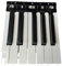 Teclado de repuesto for piano electrónico compatible con Yamaha (DGX-660, DGX-650, DGX-640, DGX-630, MM8, MOX8, MOXF8), 12 teclas, color blanco y negro, KB290