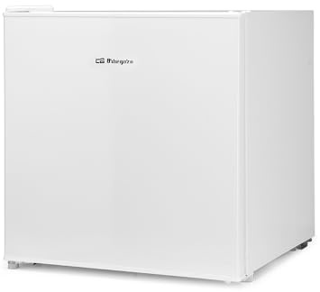 Orbegozo Nevera con compresor NCO 3150, capacidad 46 litros, clase E, dimensiones: 475 x 487 x 450 mm, blanco