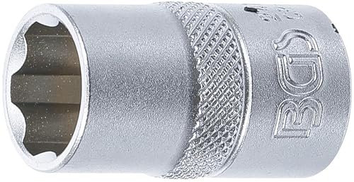BGS 2415 | Steckschlüssel-Einsatz Super Lock | 12,5 mm (1/2) | SW 15 mm | Wellenprofil | CV-Stahl