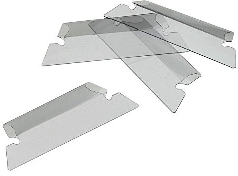Jalema 2584650000 Euroflex Sichtreiter 50 mm, Verpackung 25 Stück, durchsichtig