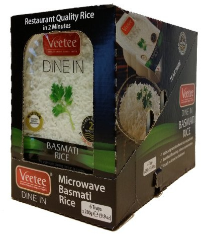 Veetee Dine In Basmati Rice 280 g (Pack of 6)