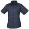 Premier Workwear Ladies Short Sleeve Poplin Blouse Navy 10