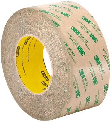 tapecase 468 MP 4,8 cm X 60YD High Performance Transfer Klebeband, 1973 von 3 M 468 MP, 4,8 cm X 60 Yard Rolle