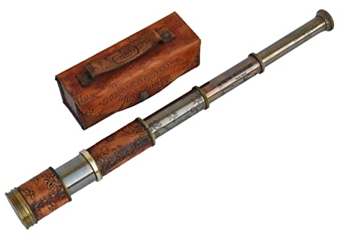 Medieval Replicas Royal Navy 30,5 cm Antik Look Full Messing Teleskop