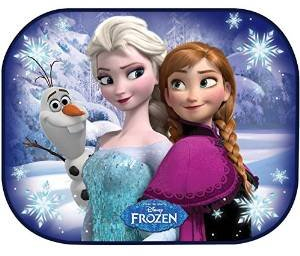 Frozen – 2 Corti nillas Parasol – Lame universelle de 44 x 35 cm de 2 Pcs