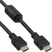 InLine 17603 HDMI Kabel mit Ferrit (Stecker-auf-Stecker, 3m) schwarz