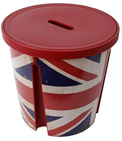Curver Box Aufbewahrungsbox Behälter mit Deckel Behälter in Union Jack Dekor