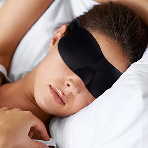 Schlafmaske Schlafbrille Damen Herren Kinder - 3D Augenbinde Sleep Mask - Überall Schlafen mit Schlafbrille von DrSleepwell - Ein Bessere Schlaf und nicht mehr Leiden von Müdigkeit - Augenmaske gegen Licht im Flugzeug, Arbeitsplatz, Auto- Unisex für Damen und Herren - Mittel gegen Licht - Zwei Ohrstöpsels inklusive