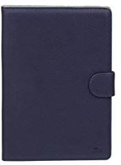 RIVACASE Kunstledertasche für Tablets bis 10.1“ - Universelle Hülle mit neuartigen Montagesystem und seitlichen Schutz - Blau