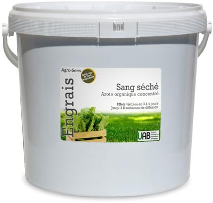 Agro Sens Sang séché, Engrais azoté Coup de Fouet Seau 8 kg