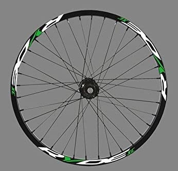 Ecoshirt DP-HDSJ-822X Felgenaufkleber Ryde Trace XC 29 Stickers Aufkleber Decals Autocollants Adesivi, grün