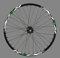 Ecoshirt DP-HDSJ-822X Felgenaufkleber Ryde Trace XC 29 Stickers Aufkleber Decals Autocollants Adesivi, grün