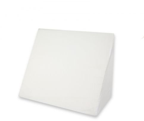Fränkische Schlafmanufaktur Keilkissen Poly, Sitzkissen, Lesekissen, Rückenkissen, für Wasserbetten und Matratzen
