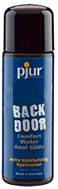 pjur BACK DOOR Moisturising - Analgleitgel auf Wasserbasis für Analsex & Toys - besonders gleitfähig durch Hyaluron (30ml)