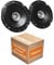 Lautsprecher Boxen JVC CS-J610X - 16,5cm Auto Einbauzubehör 300Watt Koaxe KFZ PKW Paar - Einbauset passend für Peugeot 407 - justSOUND