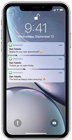 Apple iPhone XR (128GB) - Weiß (inklusive EarPods, Power Adapter)
