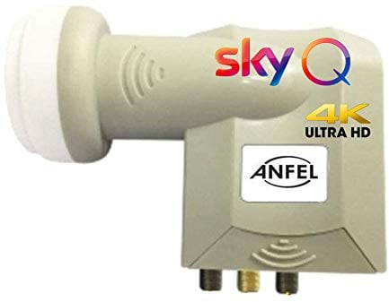 LNB dCSS SCR illuminatore convertitore 16UB CON 2 LEGACY univerasale, per SKyQ con possibilità di collegamento di altri due decoder universali