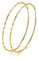 925 Sterling Silber Creolen Ohrringe für Frauen 50mm (Golden)