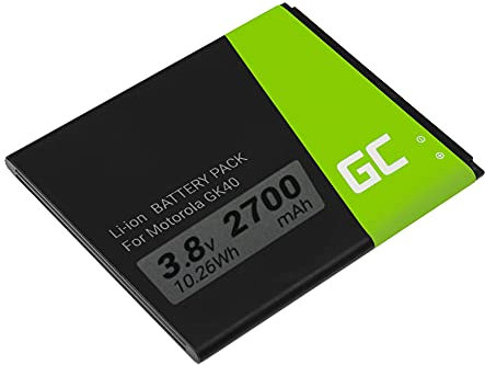 Green Cell GK40 Handy Akku für Motorola G4 G5 Li-Ion Zellen 2700 mAh 3.8V Ersatz Smartphone Batterie Markenakku Volle Kompatibilität Reale Kapazität ohne Memory-Effekt, BP118_FBA