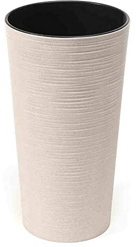Siena Garden Pflanzgefäß ECO Locon weiß Ø 25x46,5 cm