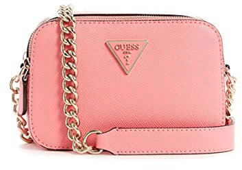 GUESS Bag, Noelle CAMÉRA À BANDOULIER Femme, Rose, Taille Unique