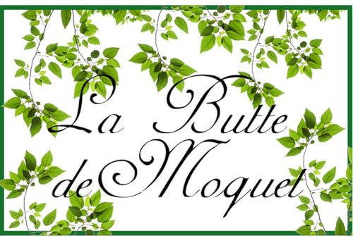 Panneau de maison avec texte personnalisé au choix (Nom de famille, Nom de rue, Nom de lieu dit...) – Plaque de 15x20cm