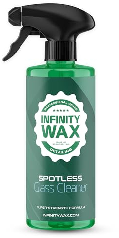 Infinity Wax - Spotless glasrengöringsmedel, 500 ml, bildetaljer, fönster- och vindrutetäckning, interiör och exteriör rengöring