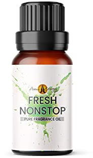 Aroma Energy Fresh Nonstop Fragrance Oil for Diffusers, 10ml | For candle making, laundry perfume oil, wax melts, soap, bath bombs, potpourri & slime, concentrated scent, Vegan, UK made