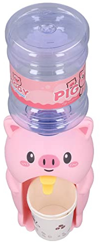 Dispensador de Agua en Miniatura, Juguete Dispensador de Agua para Niños, Diseño de Forma de Cerdo de Dibujos Animados, Lindo Peso Ligero Delicado para el Hogar