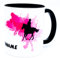 Reiten Tasse mit Namen Pferde Becher personalisiert Geschenk Reiter Mädchen Frau Damen Kinder Zubehör Accessories Ausrüstung Dekoration Reitsachen Pferdetasse Equipment Erwachsene Pferdeliebhaber Deko