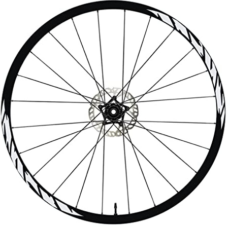DualColorStampe Aufkleber kompatibel mit Cube, Fahrradfelgen, 26 Zoll – 27,5 Zoll – 28 – 29 Zoll (66,8 – 73,5 cm) – MTB Aufkleber – MTB Felgen B0062 (28-29 Zoll, Weiß)
