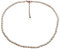 Collana girocollo con perline fatta a mano per donne e ragazze | Collana girocollo con pietre preziose curative con pietre preziose naturali | Regalo per ragazze (Perla bianca)