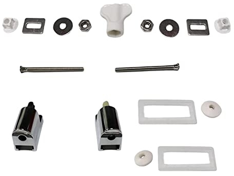 Fonowx Dicke Scharniere für Toilettendeckel, Reparatur von Toilettensitzen, Montagezubehör für Sitzscharniere, Küchenbadarmaturen, Scharniersatz für Toilette