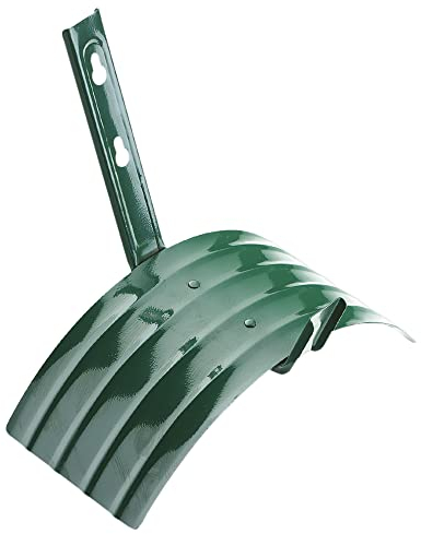 Amig - Schlauchhalter für die Wand | 300 x 210 mm | für Schläuche bis zu 10 Meter | Ideal an Wänden, Zäunen oder Zäunen | geeignet für Ziegel oder Holz | Stahl | Grün