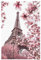 REINDERS Poster, Paris in Rosa, Home Office, Poster, Wanddeko, Room Decor, 150 gr. glänzend Bilderdruckpapier, Lila, 91,5x61cm