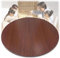 ESOYAWE Holz Esstisch Drehteller Mit Silent Base, Durchmesser Ø 50-100 cm Großer Runde Tischplatte Drehtablett, Stabil, 360° Geräuschlose Und Gleichmäßige Drehung Lazy Susan Drehplatte