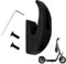 Gancio Elettrico per Scooter,Gancio Anteriore di Trasporto per Scooter,Multifunzione Gancio Anteriore per Scooter Gancio in Plastica,Gancio Monopattino Elettrico con Strumento a Vite (nero)