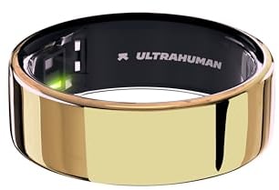 ULTRAHUMAN Ring AIR– Schlaf- und Fitness-Tracker, Smart Ring für Damen und Herren, Keine App-Gebühr für Standardfunktionen, Bis zu 6 Tage Akkulaufzeit (Größe 7)
