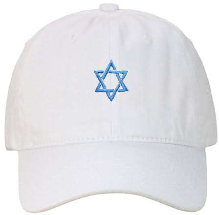 Wudaizhi Israel Flagge Baseball Cap Verstellbare Stickerei Star Von David Sport Cap Retro Vintage Israelische Symbol Hip Hop Cap Für Männer Frauen