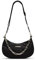 Steve Madden Damen Moon Shape Bag with Chain ZOEYY-N Nylon Mondform Tasche mit Kette, Schwarz