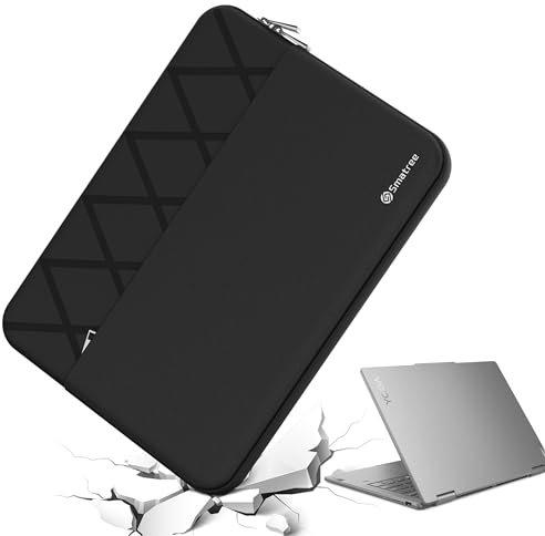 Smatree 16 Zoll Anti-Schock Laptop Hülle Schutzhülle Maßgeschneidert für 16 Zoll Lenovo Yoga 7i/7 Gen 8,Yoga 7i/7 2 in 1,ThinkPad X1 Extreme Gen 5/4,Legion Slim 7 Gen 7 Laptop Tasche, Schwarz (E613)