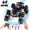Aragallant Voiture Télécommandée, 8WD RC Stunt Car, 360 ° Rotation Capteur Gestuel Voiture télécommandée avec Musique Lumière et Spray, Jouet Cadeaux pour Enfant Garçon Fille 3+ Ans