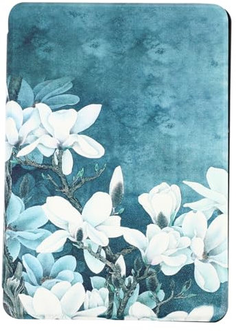 KONTONTY Étui en Cuir pour Liseuse Paperwhite 4 2018 D'écran Design Respirant Facile À Mettre Et À Enlever Motif Floral 9 Fleurs