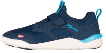 Trollkids Kids Bergen Barefoot Hiker 30, Grey-Blue