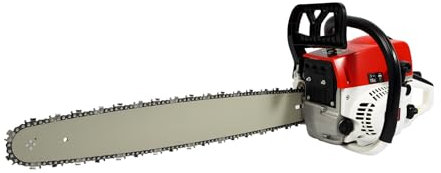 52CC 2KW Petrol Chainsaw with 22/20 Cutting Bar, 2-Stroke Engine Gasoline Powered Chain Saw, Handheld Cordless Powerful Chainsaw, for Trimming Branches, Felling Trees (22inch)