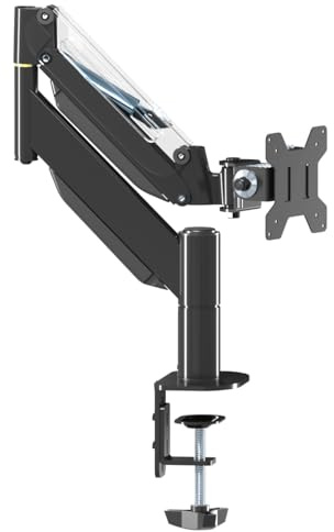 LMG Monitorhalterung für Ultrawide Monitore bis 49 Zoll, VESA 75x75/100x100, bis 21 kg, Schwarz
