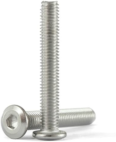 GuoYomm 8 set di viti a testa svasata M8 x 90 mm, con esagono interno, in acciaio inox 304 (A2/V2A/VA), viti a testa piatta per mobili, viti in metallo antiruggine